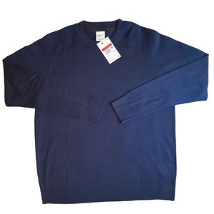 Nike TW Tiger Woods Collection Knit Golf Sweater Wool Blend L CU9782-451